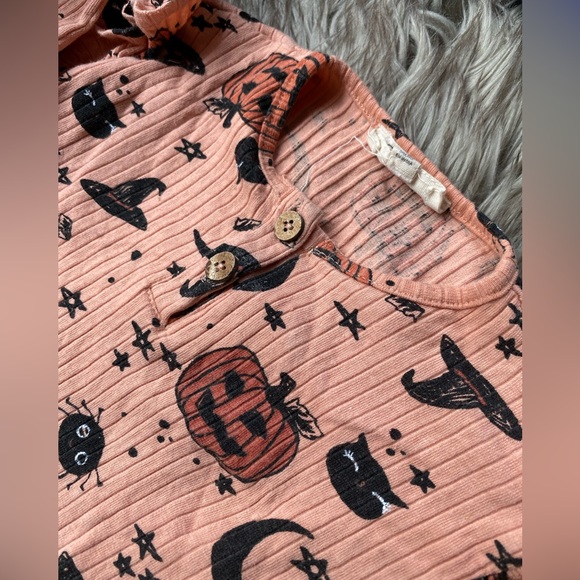 🌙🐈‍⬛ Baby Girls Aesthetic Halloween Pajamas - Picture 6 of 7
